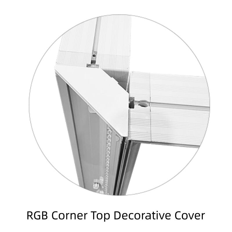 RGB Corner Modular Light Box Booth