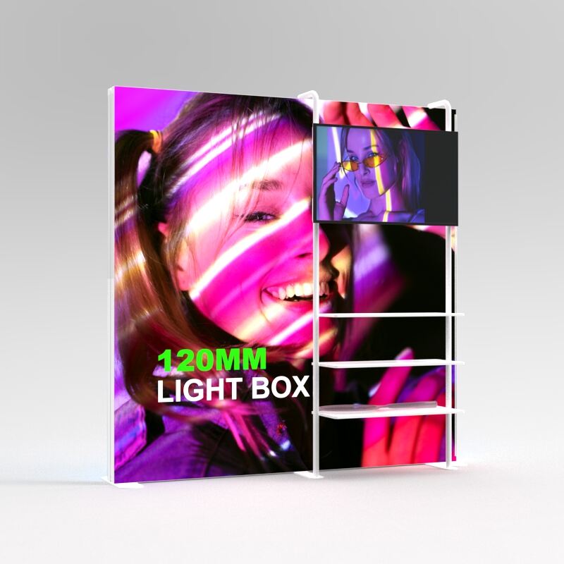 Mostrador de Luces SEGPRO con Estantería