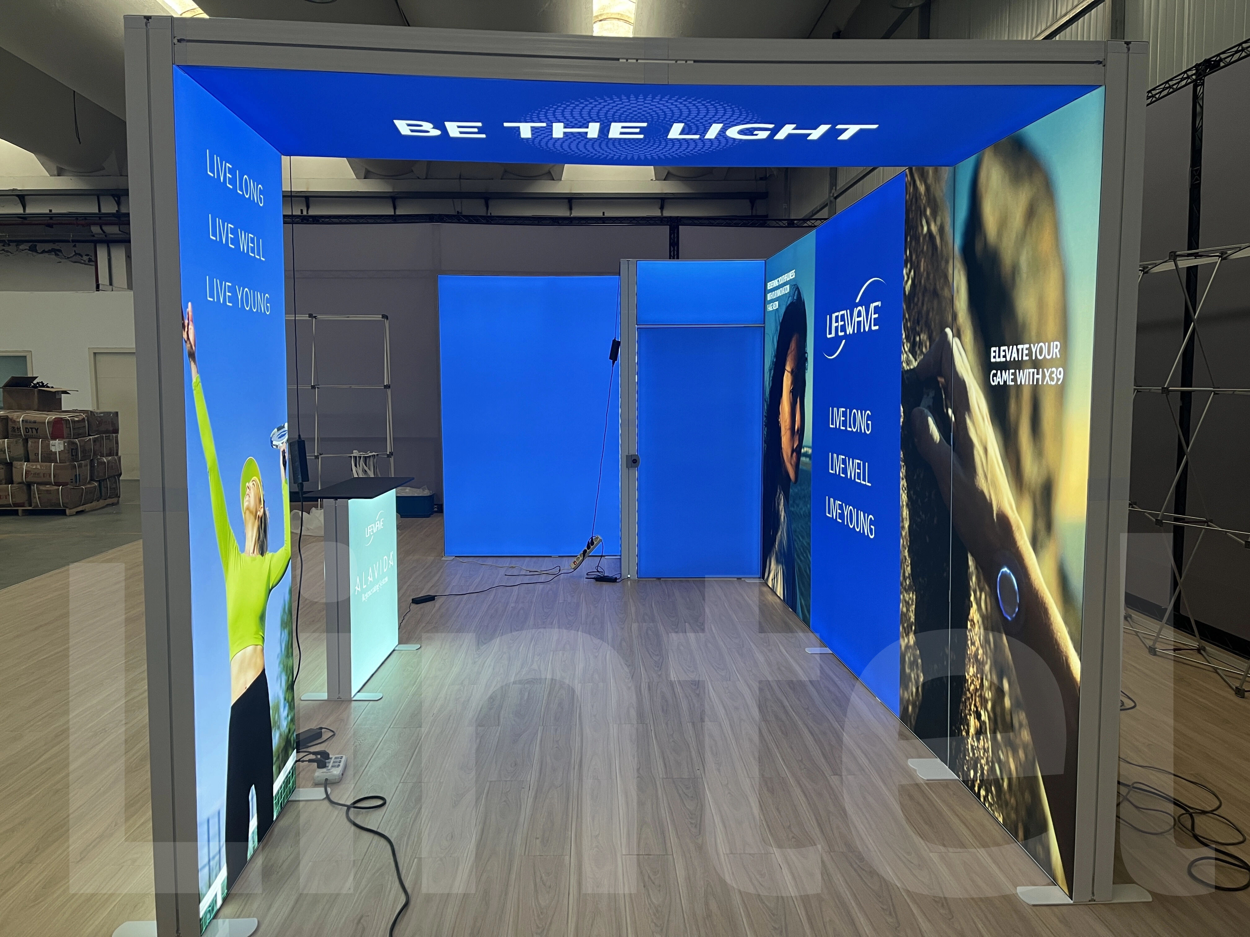 Lintel 3x6  trade show light box booth with storage.jpg