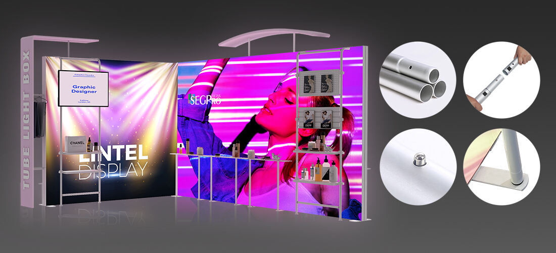 Retail Fabric Light Box Tube Frame with TV Holder and Shelves.jpg