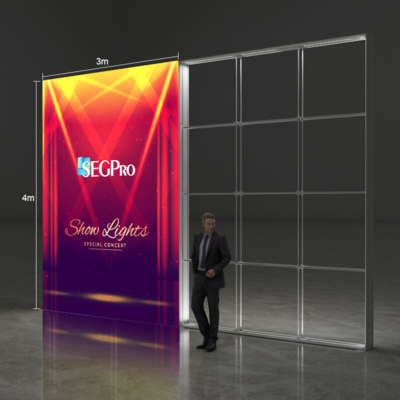 hộp đèn vải lớn cao 4m LT-PLF120-ZH2