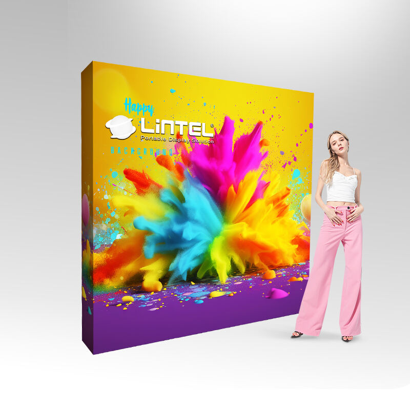 Small space, big impact! ---Lintel portable retail display solutions