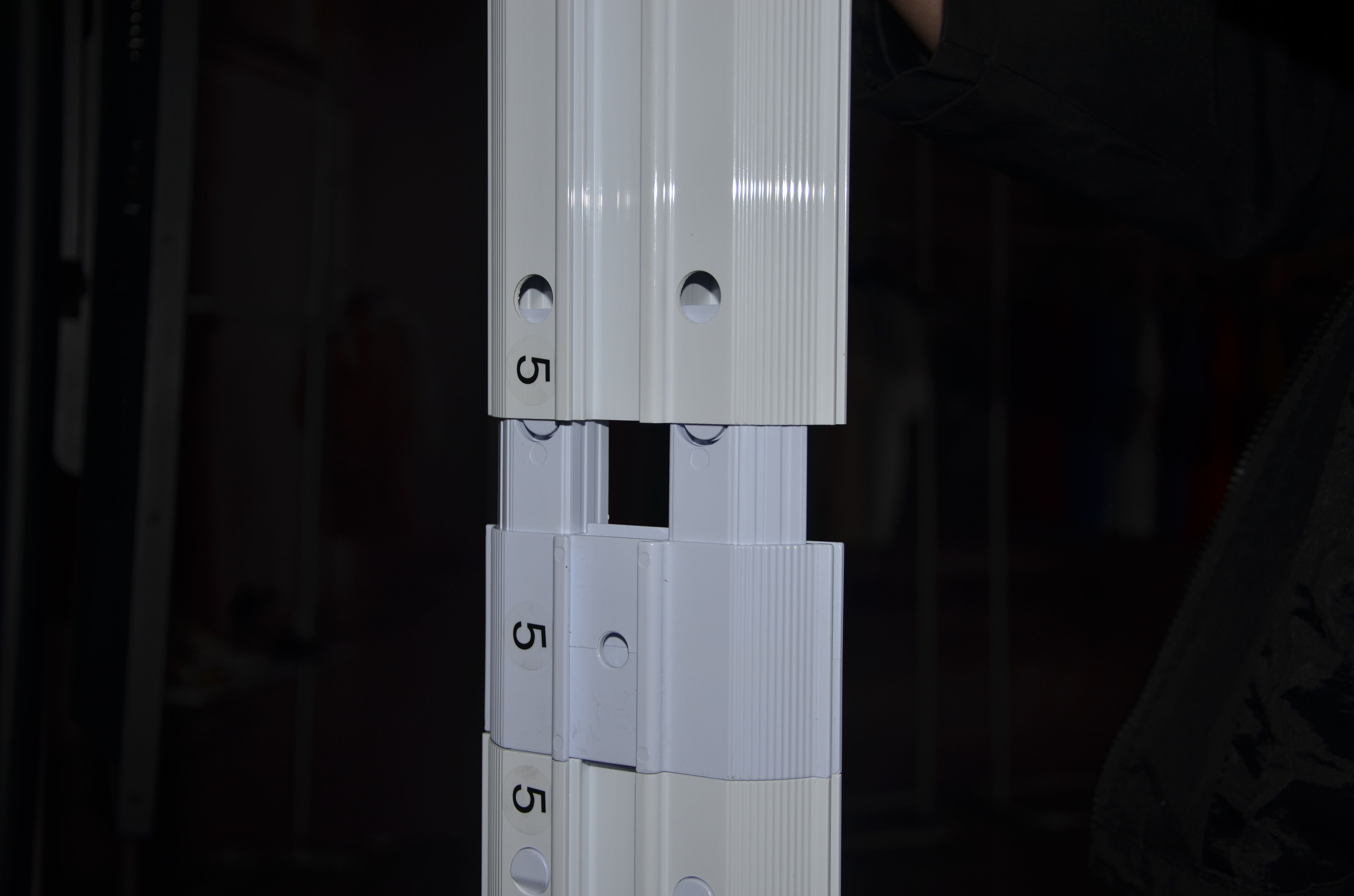 Assemble the modular light box by number labels.JPG