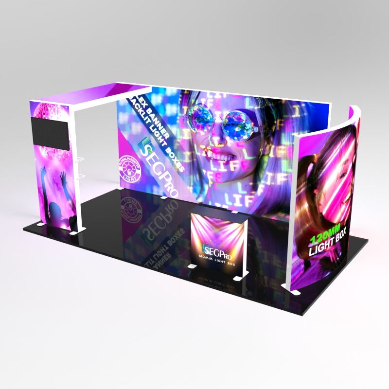SEGPRO Cupboard & TV 3*6 Booth