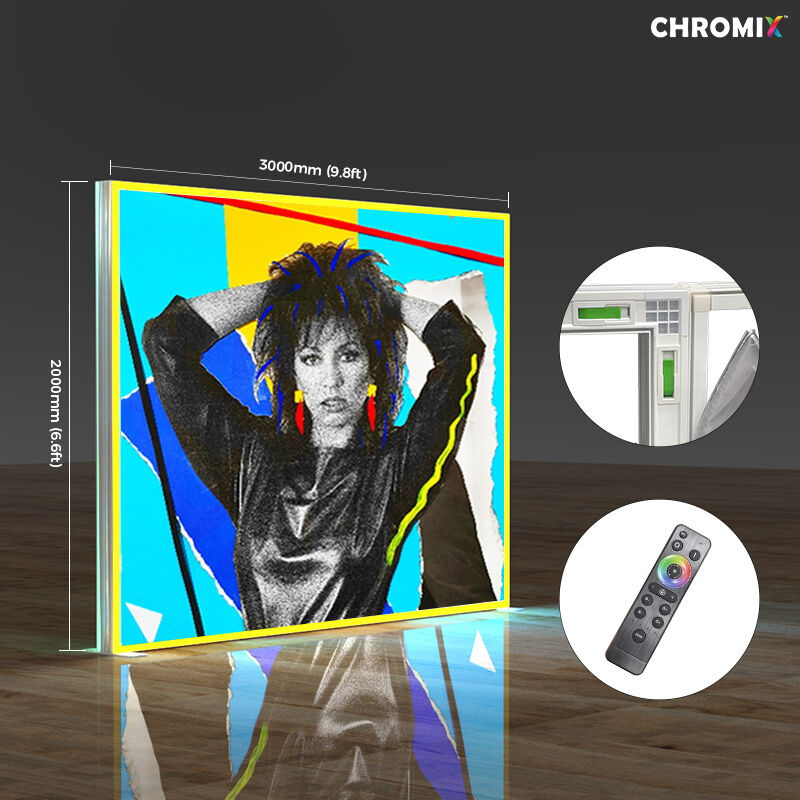 Chromix Modular RGB LED Edge Frame 3000x2000mm LT-ALF80F