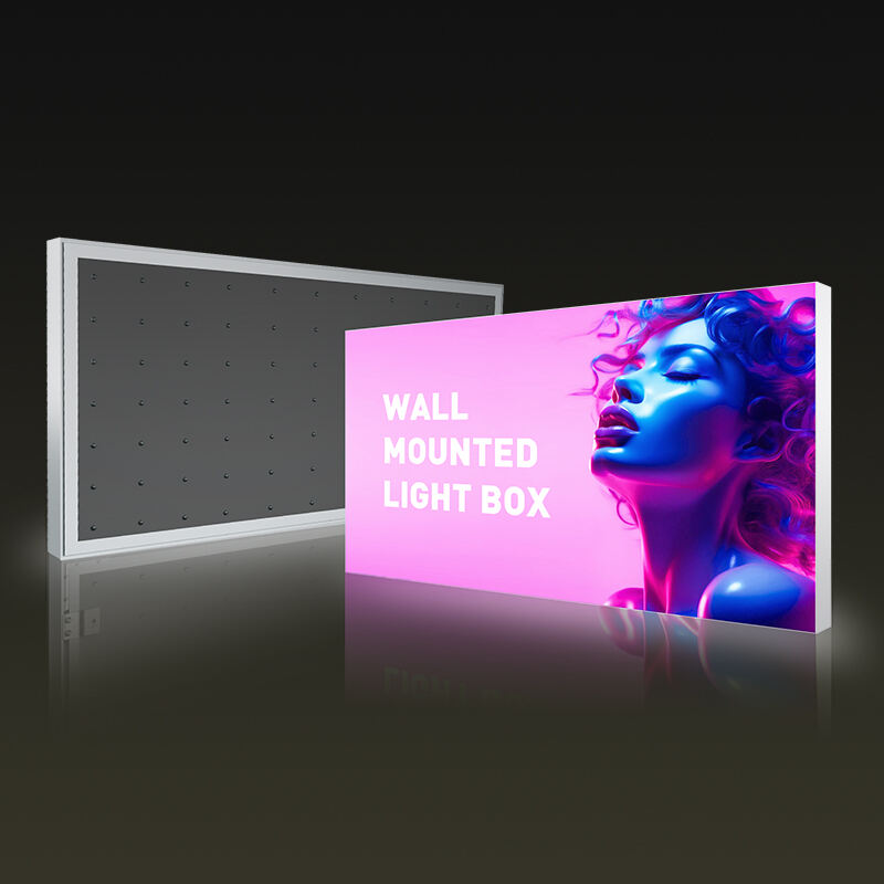80mm Wall Mounted Backlit\Edgelit Light Box