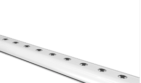 led strip embedded inside light box frame