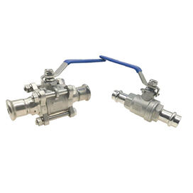 Press ball valves