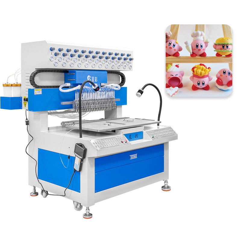 24 Color Dripping Machine PVC Silicone Machinery PVC Keychain Machine ...