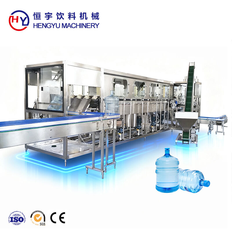 QGF600 Linear Type 3-in-1 Barrel Water Filling Machine