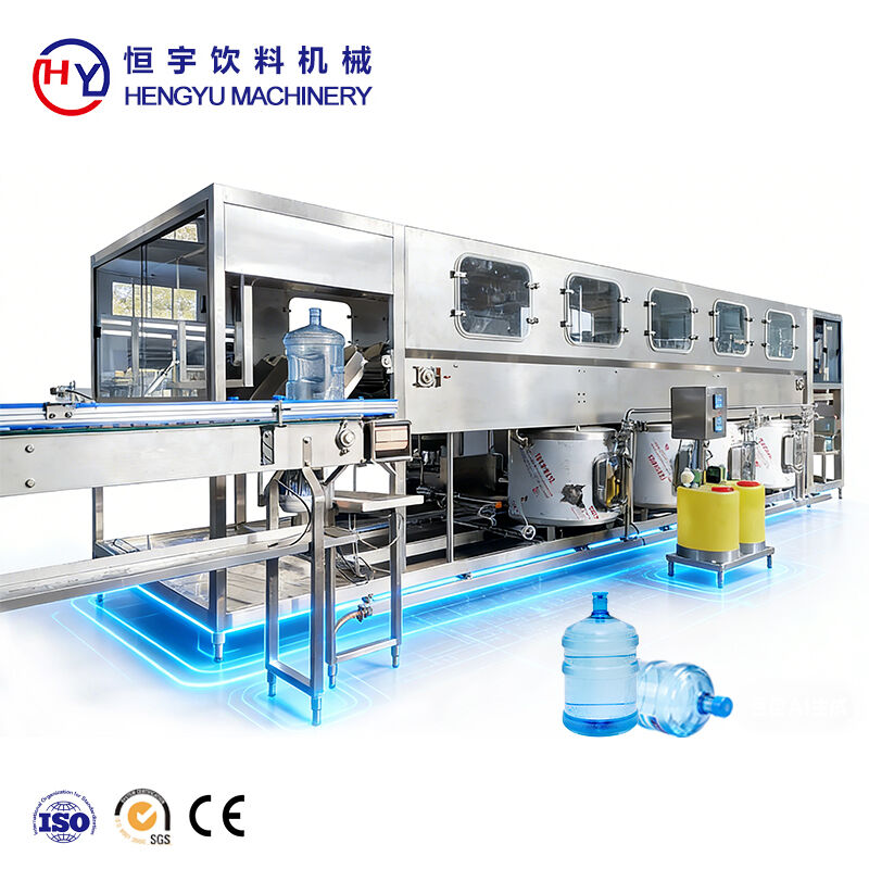 QGF900 Linear Type 3-in-1 Barrel Water Filling Machine
