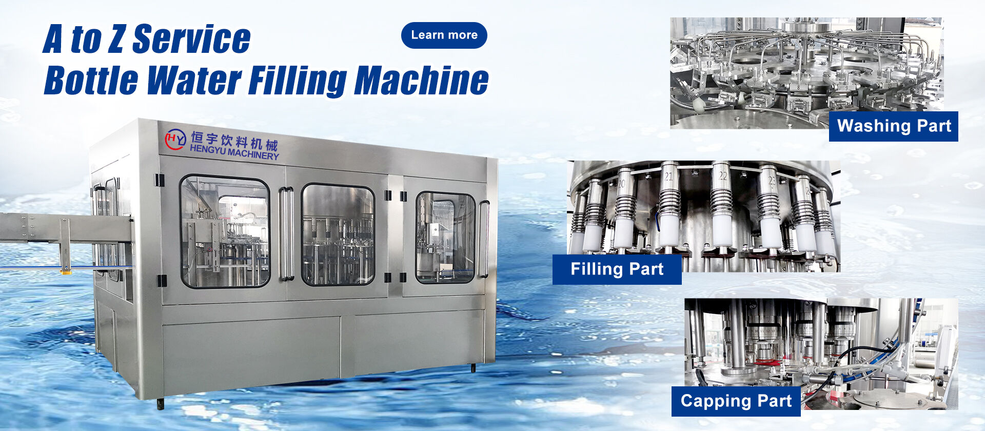 chiết rót nước vào chai