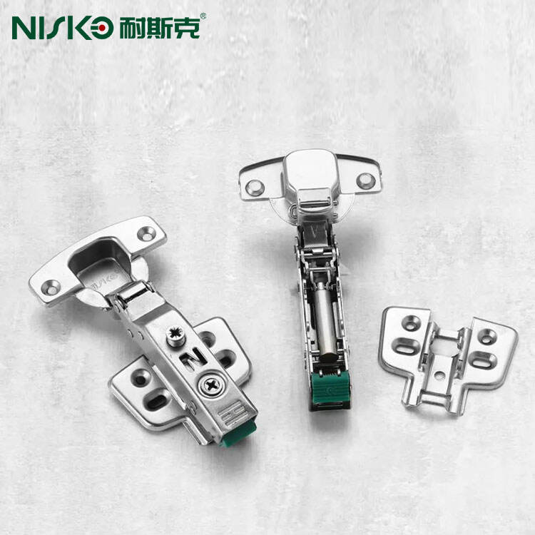 AH01-A NISKO Clip on Soft Close Adjustable Free Stop Metal Hinge