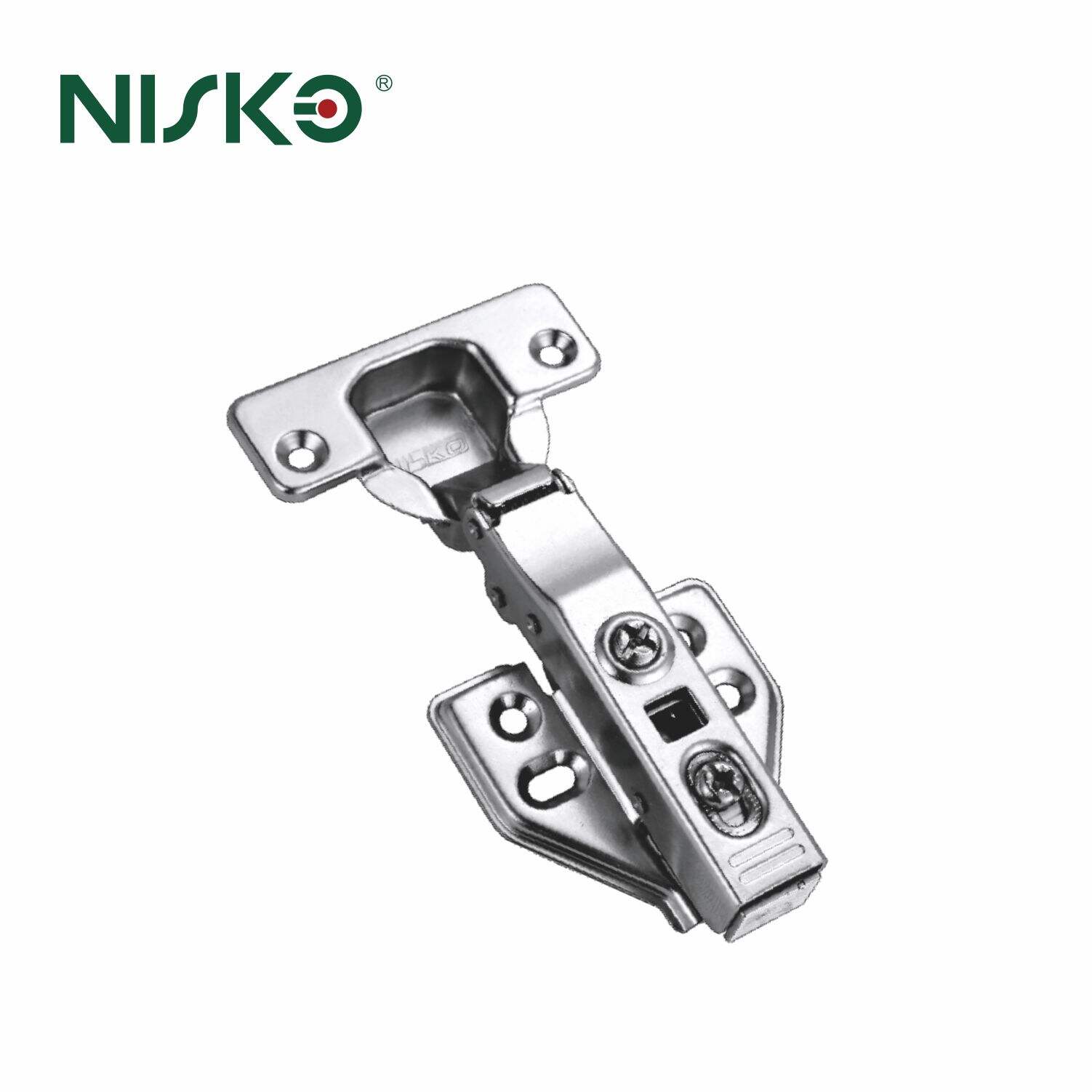 AF-04 NISKO Clip on Soft Closing Concealed Metal Door Hinge