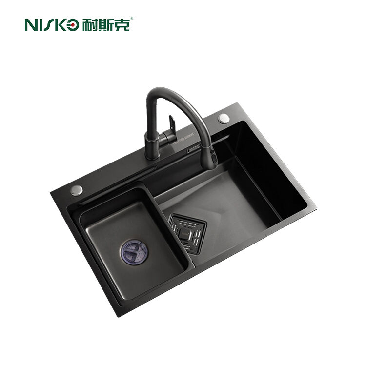 mga countertop ng bahay-baryo ng nisko undermount kitchen sink