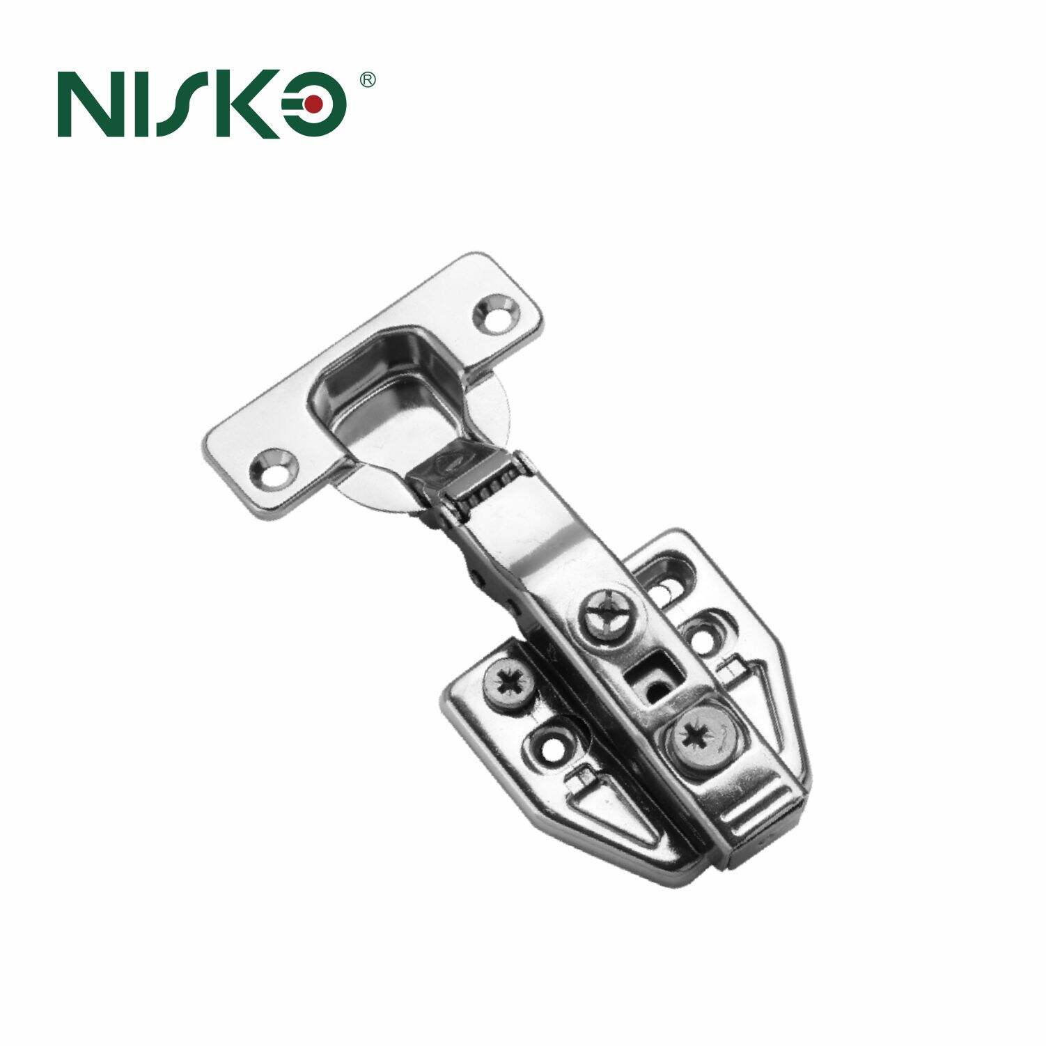 SA06-A 3D Adjustable SUS304 Clip on Soft Closing Hinge