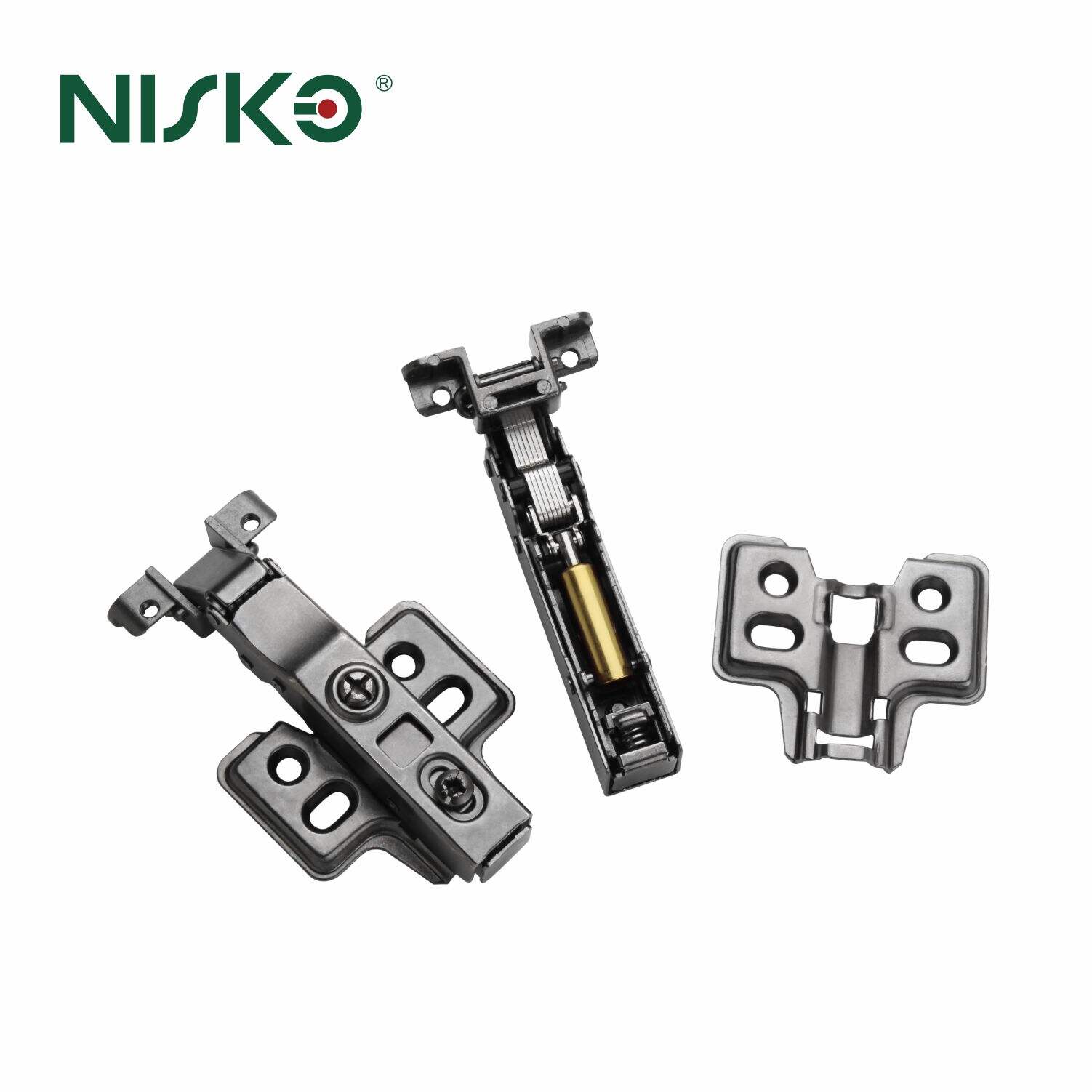 AL08-A Aluminum Frame Door 110° Soft Closing Clip on Hinge