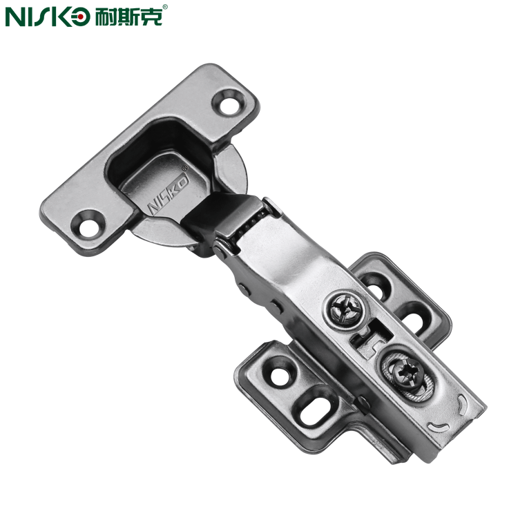 AL04 35mm Cup Soft Closing Black Plating Clip on Door Hinge