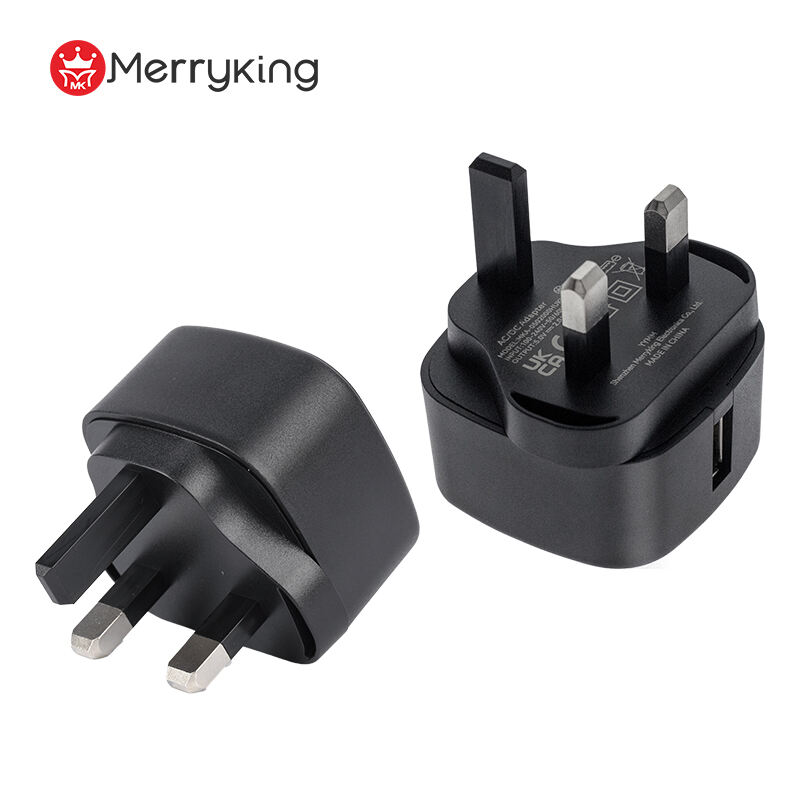 UK Type 5V 2A USB Charger Block