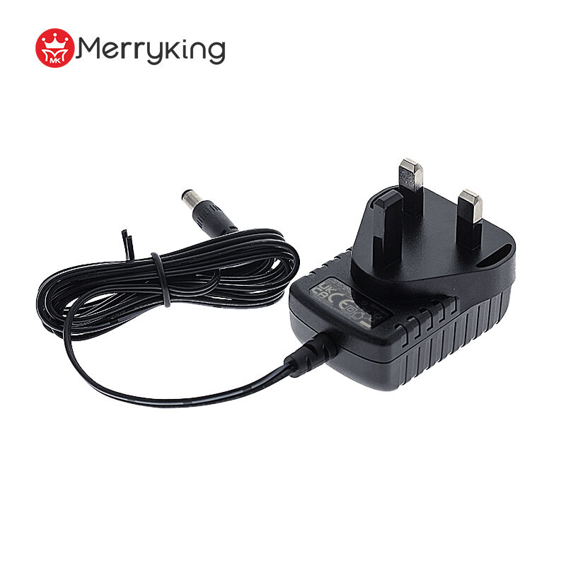 UK Plug 5V 2.4A Wall-mounted Power Adapter