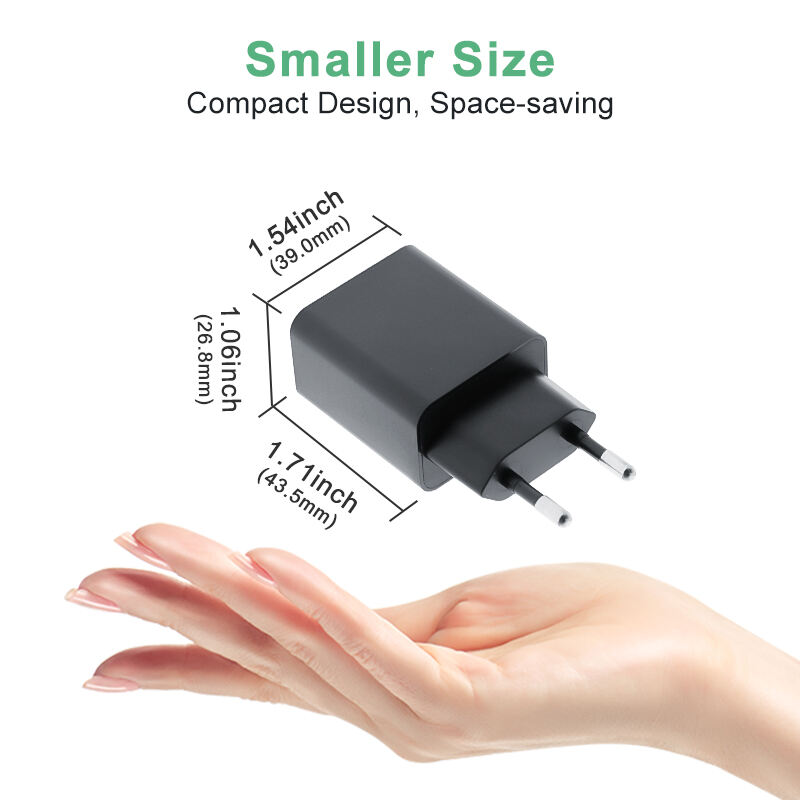 EU Standard 5V 2.4A USB A Charger Adapter