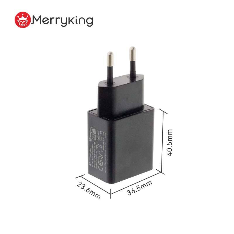 European Plug 5V 1500mA USB Type C Charger