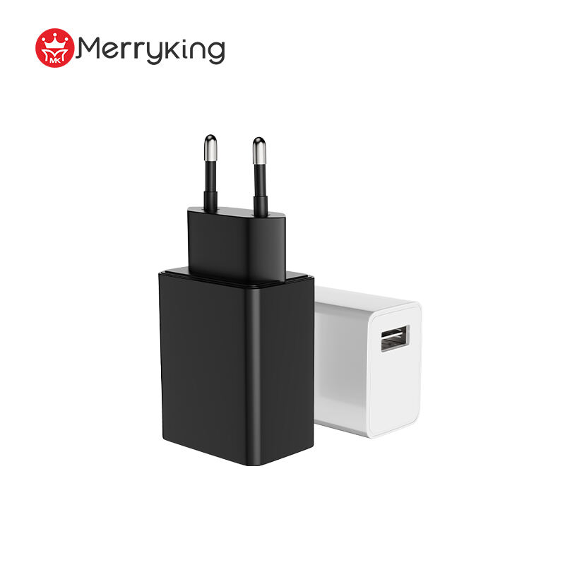 EU Standard 5V 2.4A USB A Charger Adapter