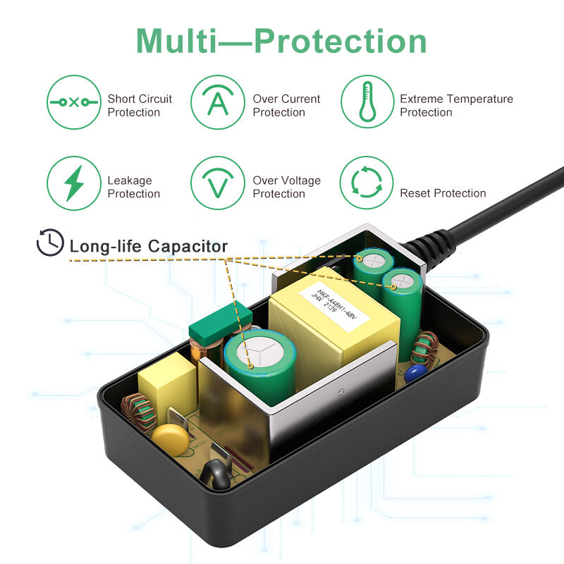 60W 12V5A AC/DC Power Adapter