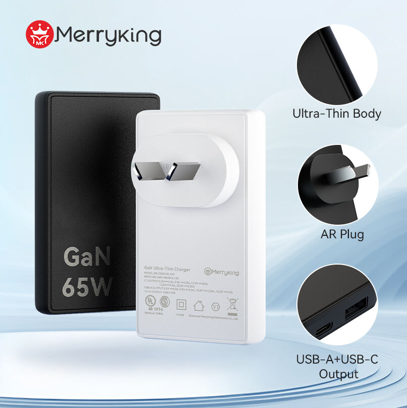 Thicker GaN 65W Charger With Dual-port