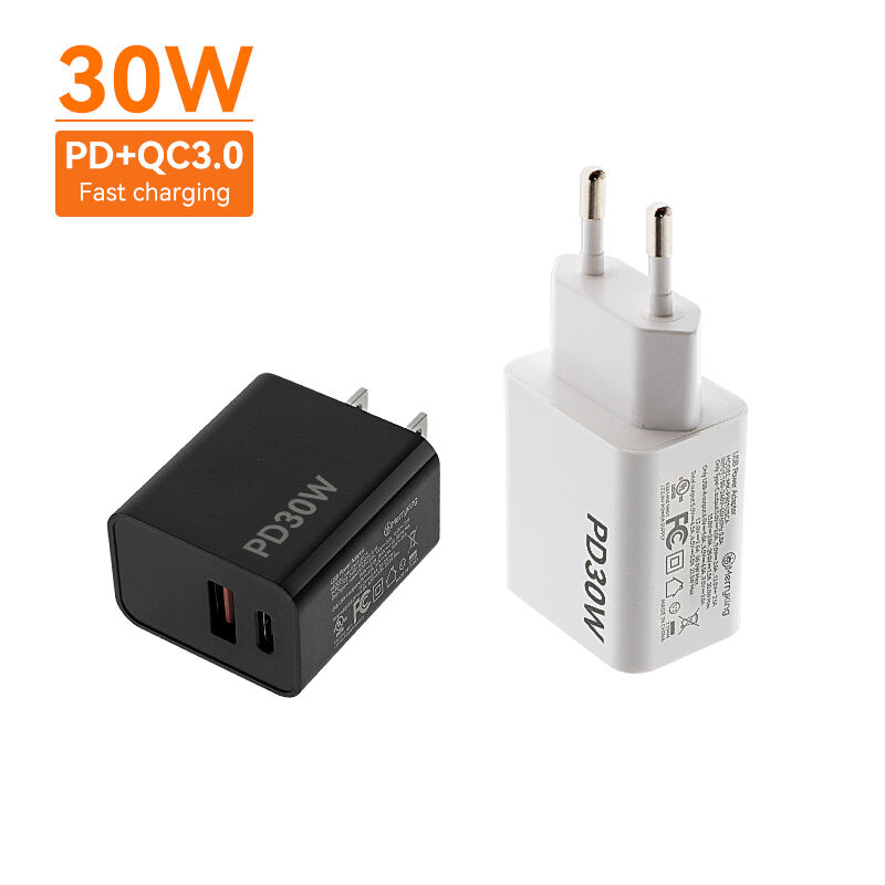 US Standard 30W PD Fast Charger Dual Ports