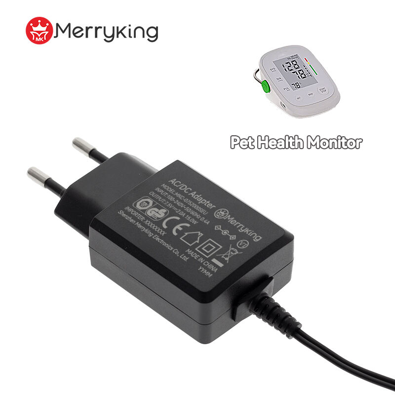 EU Plug AC Adapter 8V 2000ma