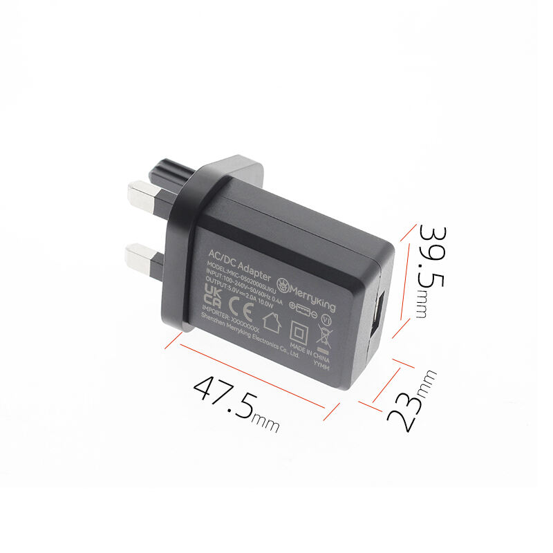 UK Standard 5Volt 1.2Amp USB Wall Charger