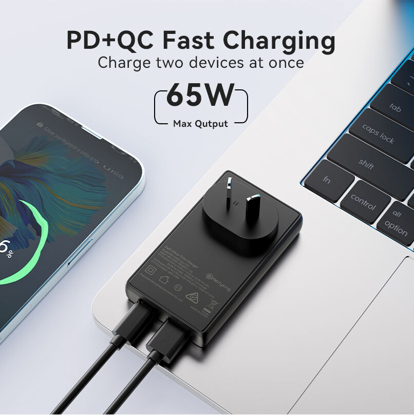 Australian plug 65W GaN PD Charger