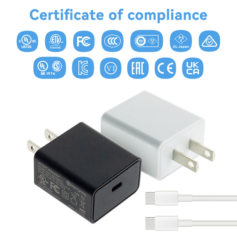 アメリカンプラグ 5V 1500mA タイプC充電器ブロック  
