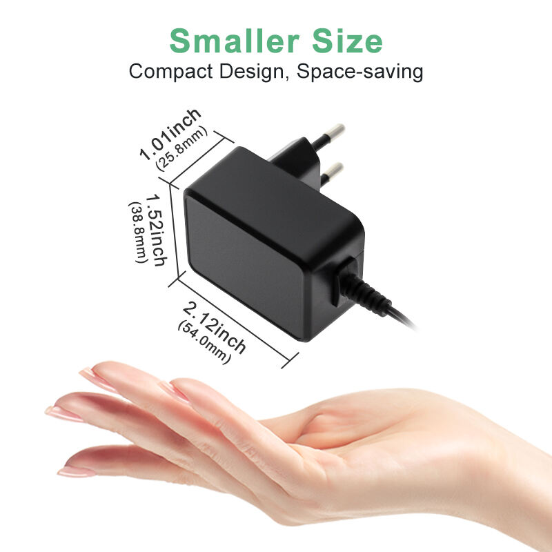 EU Pin 5V 2.4 Amp AC/DC Power Adapter