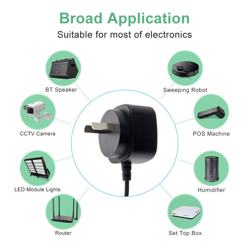 Australian Plug 5V 2.4A Plug In Power Adapter