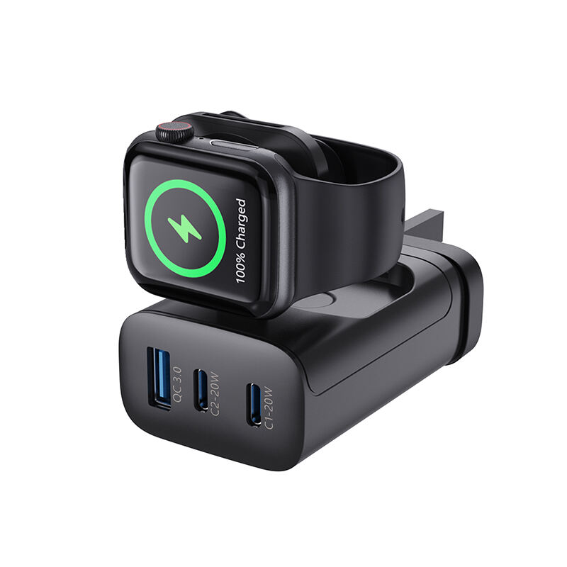 UK Plug PD 43W USB 2C 1A Magnetic Charger