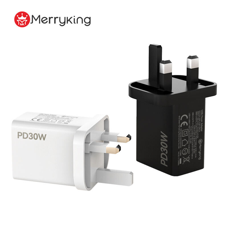 UK Standard 15V 2A PD 30W Fast Charging Charger