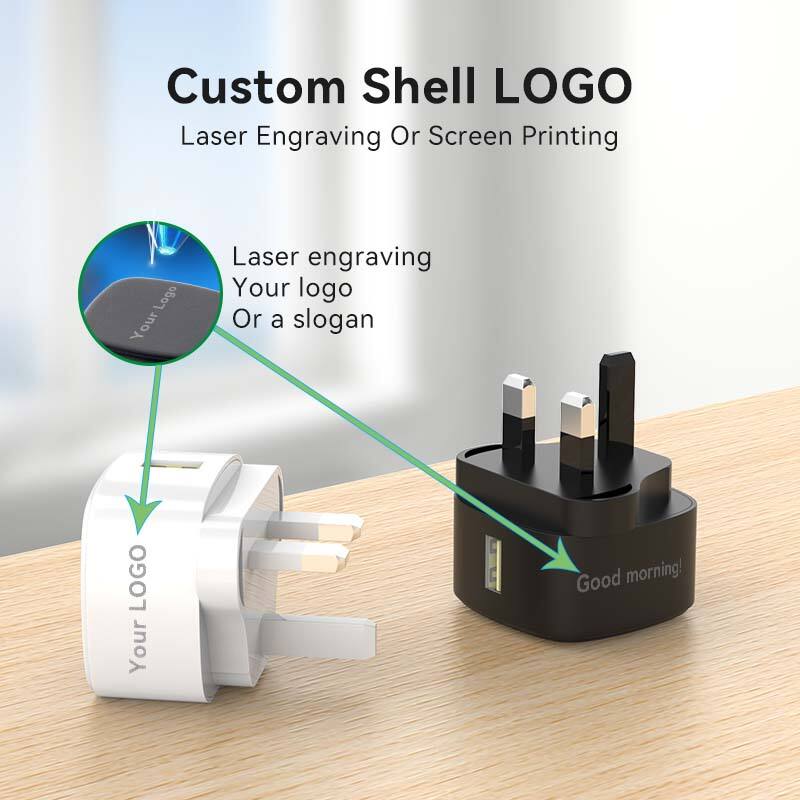 UK Type 5V 2A USB Charger Block