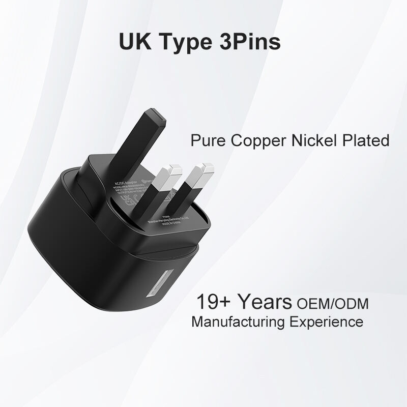 UK Type 5V 2A USB Charger Block