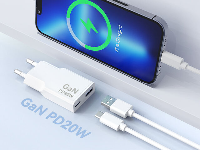 NY PRODUKTLANSE: Merryking GaN PD 20W Opladningsenhed