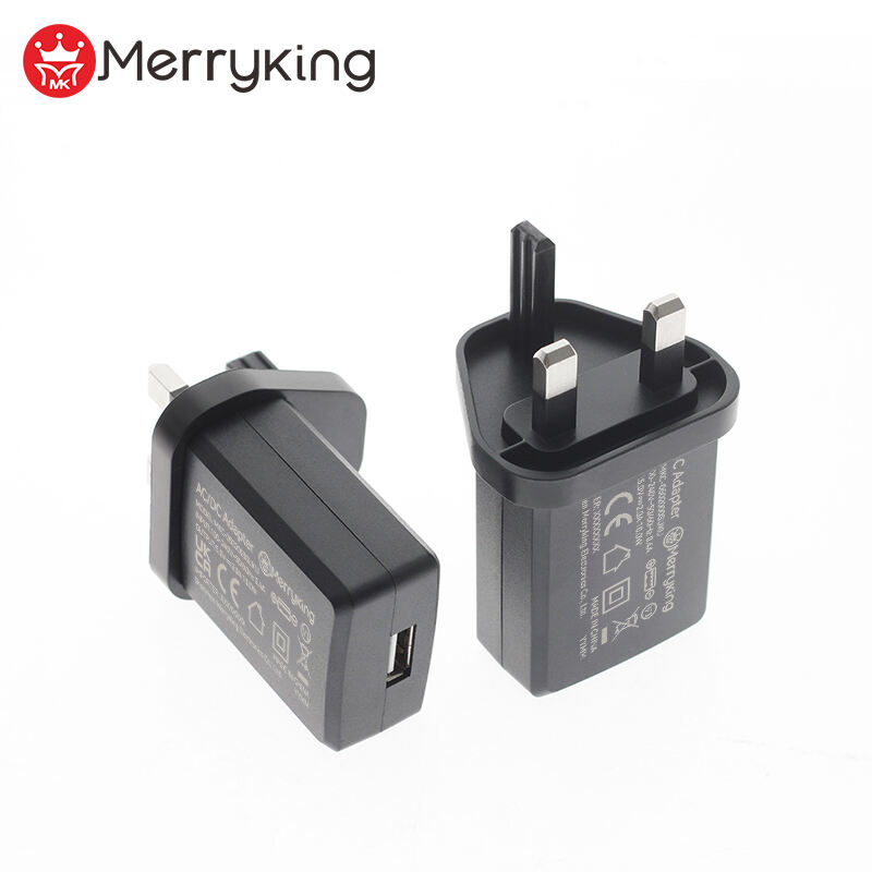 UK Standard 5Volt 1.2Amp USB Wall Charger