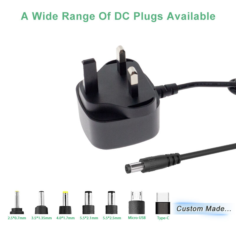 UK Plug 9V 1.5A Wall-mounted Power Adapter