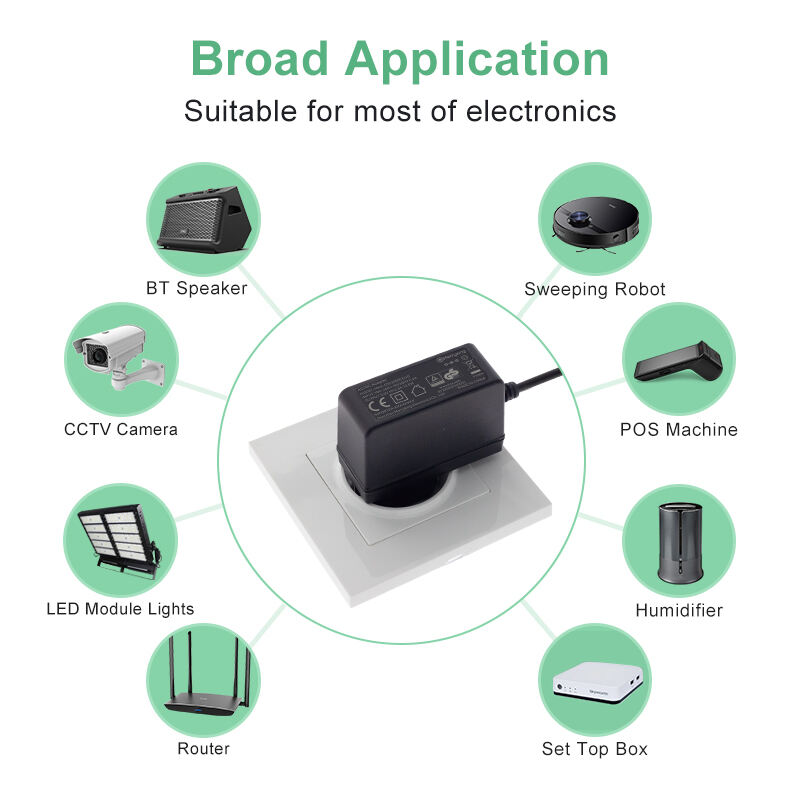 EU Plug AC Adapter 9V 1000ma