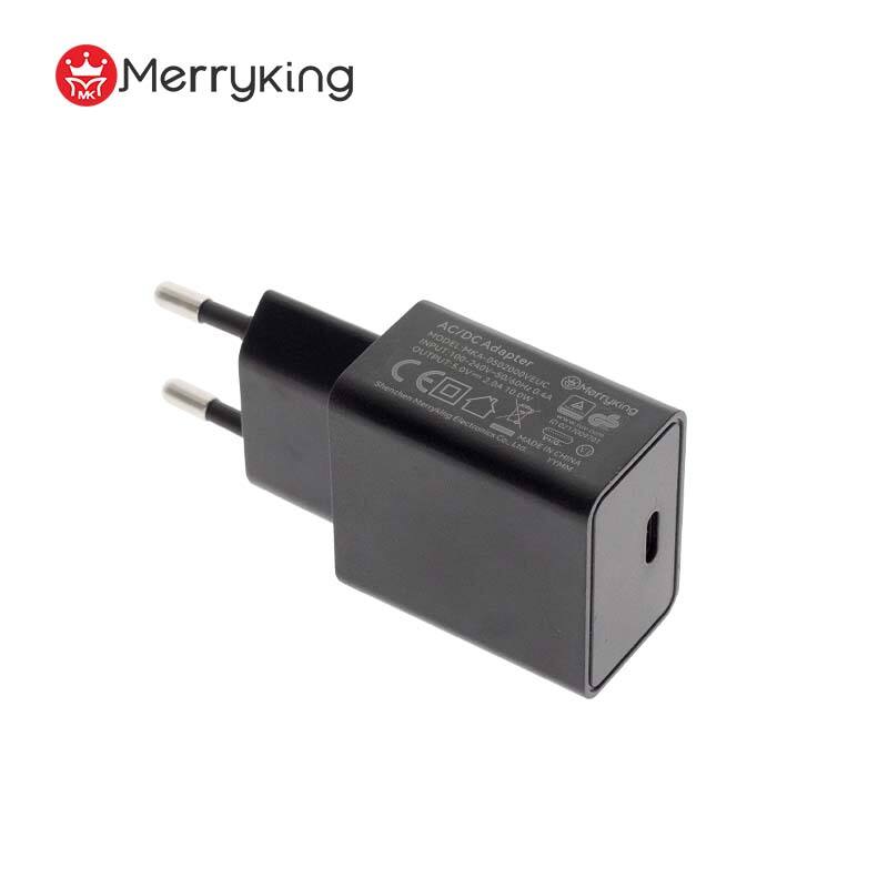 European Plug 5V 1500mA USB Type C Charger