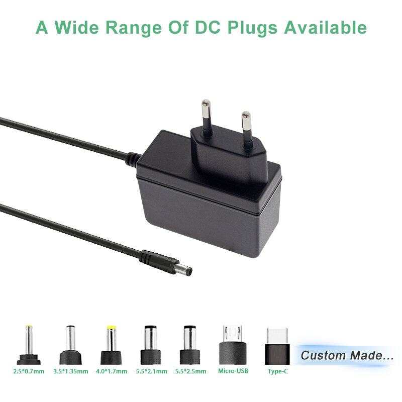 EU Plug AC Adapter 9V 1000ma