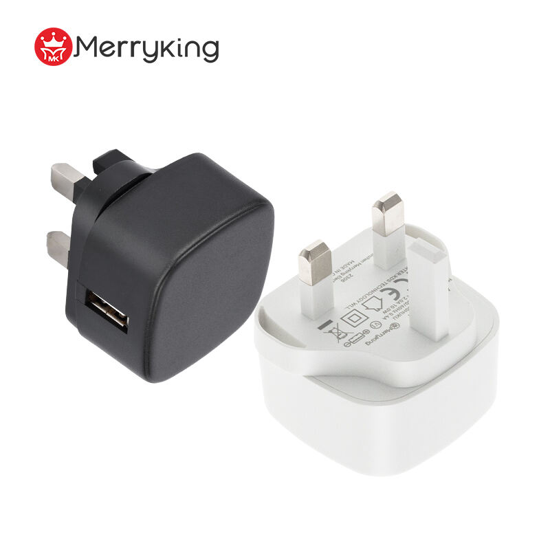 UK Type 5V 2A USB Charger Block