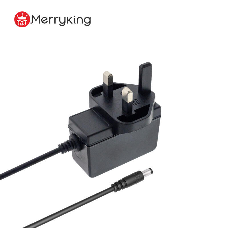 UK Plug 24V 0.5A Switching Power Adapter