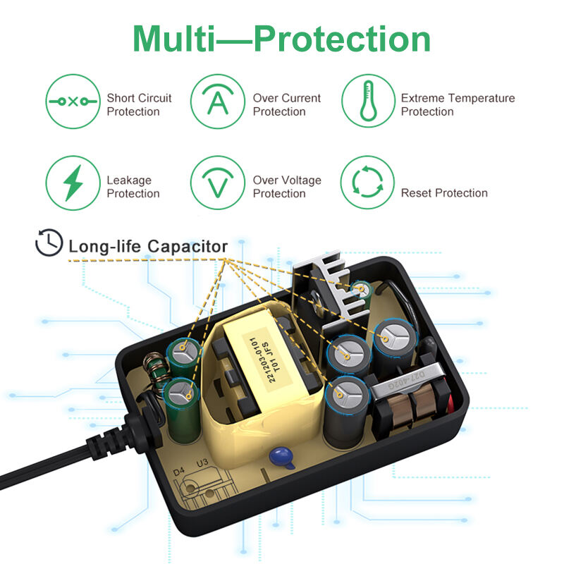 DC Output 12.6V 2A Switching Adapter