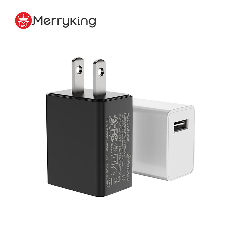 US Standard 5V 0.8A USB A Charger Block